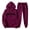 Wine, variant on New York Sweatsuits Women 2 Piece Outfit 2026 Trendy Hoodie and Joggers Sweatpants Matching Set