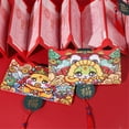 thumbnail image 4 of yeacher 2025 Snake Year Foldable Red Envelope Set - Creative Cartoon Design for New Year, Weddings, Birthdays - Green Snake, 2/6/10 Card Slots - High-Quality Paper, Durable & Fade-Resistant, 4 of 7
