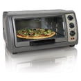 thumbnail image 1 of Four grille-pain à convection Easy Reach® Hamilton Beach, capacité 6 tranches, avec porte escamotable (31126D), 1 of 7
