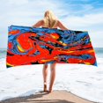 thumbnail image 2 of XZNGL Sand Towel Beach Towel Sandproof Beach Blanket Lightweight Microfiber Beach Towel Super Lightweight Colorful Bath Towel Sandproof Beach Blanket Multi-Purpose Towel for Travel Swimming Pool 30X60, 2 of 9