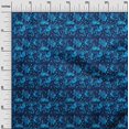 thumbnail image 3 of oneOone Polyester Spandex Blue Fabric Texture Craft Projects Decor Fabric Printed By The Yard 56 Inch Wide, 3 of 5
