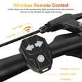 thumbnail image 3 of GRM Bike Turn Signals Light, 100LM 5-in-1 Smart Bright Bike Rear Tail Lamp IPX2 USB, 3 of 10