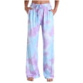 thumbnail image 1 of Birdeem Ensembles de Pyjama pour Femmes Mode Été Décontracté Imprimé Taille Élastique Pantalons de Pyjama, 1 of 12