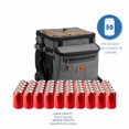 thumbnail image 2 of Ozark Trail 50-Can Collapsible Rolling Cooler, Top Access, Multiple Pockets, Volume Capacity:17.44Qt, 2 of 7