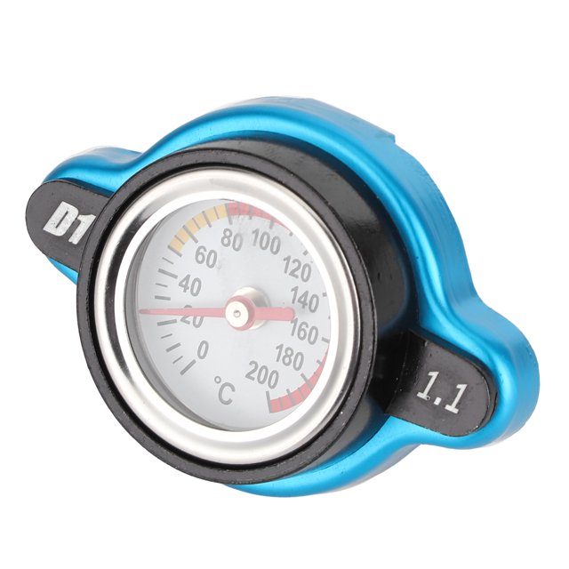 Radiator Car Radiator Cover Thermostatic Gauge Radiator W/temp Gauge Radiators Parts Universal Thermostatic Radiator Water Cover Leakproof W/Temperature Gauge