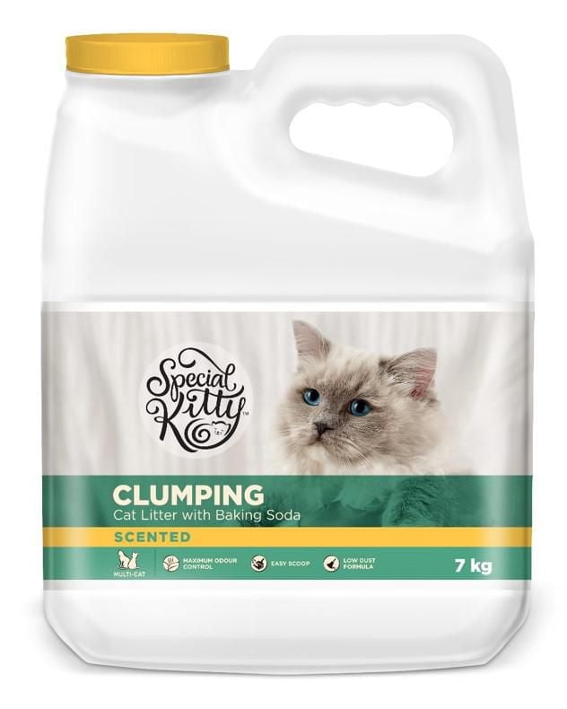 Special Kitty Litière Agglomérante Parfumée pour Chats 7kg