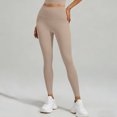 thumbnail image 5 of Miqool Womens High Waist Ankle Yoga Leggings Workout Tummy Control Soft Bike Pants with Two Pockets, 5 of 5