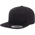 thumbnail image 2 of Yupoong Classic Style 6-Panel Snapback Cap, Black, 2 of 3