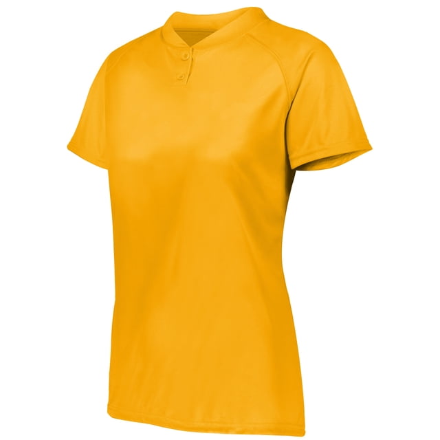 Augusta sportswear Chandail de Softball pour Femmes à Évacuation de l'Humidité à Deux Boutons