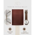 thumbnail image 2 of Trifold Wallets For Men RFID - Leather Slim Mens Wallet With ID Window Front Pocket Wallet Gifts For Men, 2 of 6