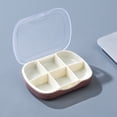 thumbnail image 1 of EGNMCR Kitchen Gadgets Portable Drug Storage Box Easy To Store Convenient For Travelling Sealed Moistureproof Classified Storage Do Not Interfere With Each Other Portable Pill Boxes, 1 of 6