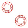 thumbnail image 2 of Youkk Alloy Crank set - Durable Precise Fit Smooth Operation - Guaranteed Compatibility Bicycles Crank 52T red 2Set, 2 of 6