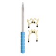 thumbnail image 2 of S SERENABLE Billiards Pool Cue Stick Billiards Cue Bridge Head for Game Party Pool Table 1Rod 2 Low High Head, 2 of 9