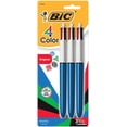 thumbnail image 1 of BIC 4-Color Original Retractable Ball Pens, Medium Point (1.0 mm), 3-Count Pack, Retractable Ball Pen With Long-Lasting Ink, 1 of 5