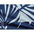 thumbnail image 5 of oneOone Rayon Blue Fabric Leaves Sewing Craft Projects Fabric Prints By Yard 56 Inch Wide, 5 of 5
