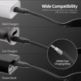 thumbnail image 4 of Bamboohart for Starlink Mini Cable 2M/6.5FT USB C to DC Power Cable 100W PD Input for Starlink Mini Power Cord Waterproof Charging Cable for 65W+ PD Power Bank, 4 of 6