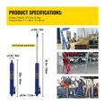 thumbnail image 2 of Hydraulic Long Jack 3 Tons/4 Tons Capacity With Single Piston Pump And Clevis Base Manual Cherry Picker W/Handle ,Easy to Use, 2 of 7