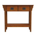 thumbnail image 2 of Larina Table Console à 2 Tiroirs en Liseré de Frêne Olive, 2 of 3