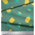 thumbnail image 3 of Soimoi Velvet Fabric Pine Fruits Decor Fabric Printed Yard 58 Inch Wide, 3 of 3