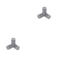 thumbnail image 4 of Langgg Cord Winder Management Holder Cable Organizer Juicer Machine Wire Wrapper Organization Accessory Restaurant Hotel 1 Pc Gray 2Set, 4 of 6