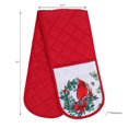 thumbnail image 2 of Christmas Double Four Mitt Cardinal Wreath - Ensemble De 2, 2 of 2