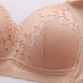 thumbnail image 3 of Timegard Bras for Women Wireless Flower Lace Full Coverage Comfortable Everyday Bras with High Support, 3 of 7