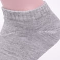 thumbnail image 3 of B91xZ No Show Socks Womens Comfort Running Ankle Socks,Gray One Size, 3 of 4