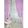 thumbnail image 1 of Cagogo under $5 1Pcs Voile Curtains, Flower Sheer Curtain,Window Voile Drape Valance,Small Flower Pattern Curtain,Washable Fabric Panel,Modern Home Window Decor, 1 of 6