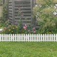 thumbnail image 3 of Shisuyan 10Pcs Fence Solid Plastic Fencing DIY Delicate Garden Courtyard Lawn Guardrail, 3 of 8