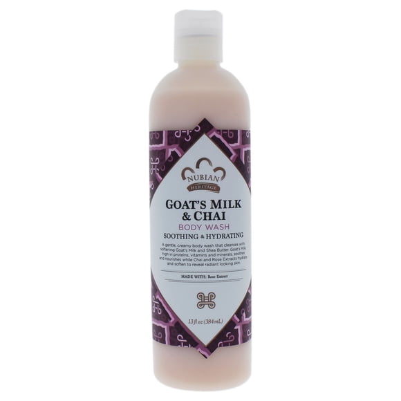 Goats Milk and Chai Body Wash by Nubian Heritage for Unisex - 13 oz Body Wash