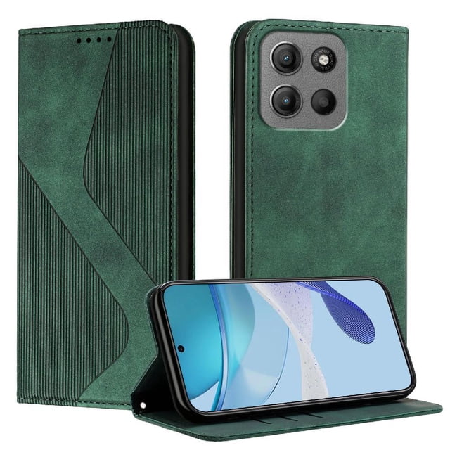 Case for Motorola MOTO G15 Power Card Slots Holder Wallet Kickstand Folio Flip PU Leather Magnetic