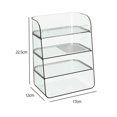 thumbnail image 4 of Mini Plastic Cosmetic Storage Box Space Saving Makeup Holder for Cotton Pads Sponge Beauty Cotton Swab, 4 of 4