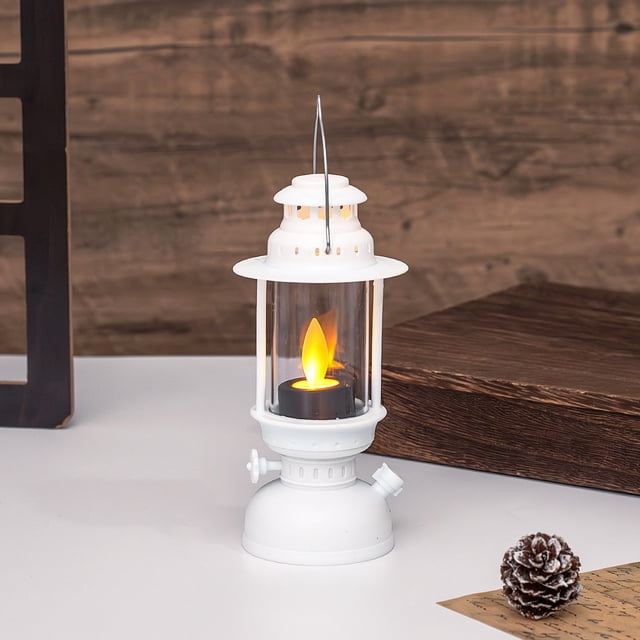 Portable LED Lantern Light for Outdoor Camping & Indoor Decor | Battery Powered Hanging Candle Light for Parties & Festivals