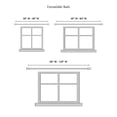 thumbnail image 2 of 16/19Mm Metal Drape Pole Set (Orifice - Nickel) (66-120), 2 of 2