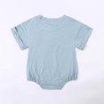 thumbnail image 3 of Timegard Newborn Onesie Toddler Boys Girls Short Sleeve Comfy Rompers Unisex Infant Outfits Solid Color, 3 of 6
