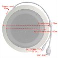 thumbnail image 4 of 10W Network IP Public Address System Audio ABS Ceiling Speaker POE or DC12V, 4 of 5