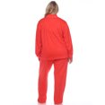 thumbnail image 4 of White Mark Women's Polka Dots Long Sleeve Button-Down Pajama Set, 4 of 5