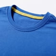 thumbnail image 4 of Sunnyoo T-Shirt de Base Uni à Manches Courtes pour Tout-Petits Garçons, T-Shirt en Coton à Col Ras du Cou à Manches Courtes, 4 of 8