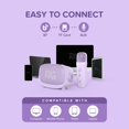 thumbnail image 2 of myFirst Voice 2 Kids Karaoke Machine Portable Bluetooth Speaker, Wireless Microphone, 5 Voice Changer (Purple), 2 of 6