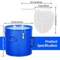 thumbnail image 2 of Grease Storage Container, 8 Gallon Heavy-Duty Oil Bucket with Locking Lid for Kitchen & Food Truck, 2 of 7