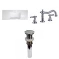 thumbnail image 1 of American Imaginations 48-in. W 3H8-in. Ceramic Top Set In White Color - Drain Incl. AI-32630, 1 of 8