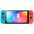 thumbnail image 3 of Refurbished Nintendo HEGSKABAA Switch - OLED Model with Neon Red & Neon Blue Joy-Con, 3 of 3