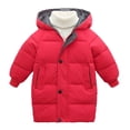 thumbnail image 1 of Hfolob Kids Girl Coat Girls Down Jacket With Thick Quilted For Winter Mid Length Coat, 1 of 3