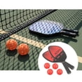 thumbnail image 3 of Palettes de Pickleball Professionnelles Prise Confortable avec Sac 4 Raquettes Ensembles de Balles Balles Raquettes, 3 of 9