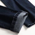 thumbnail image 4 of Jeans for Men Ripped Men Zipper Closure Solid Washed Stretch Casual Trousers Ripped Jeans, 4 of 8