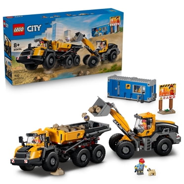 LEGO City Le camion-benne et la chargeuse frontale, Jouet de Construction 60494