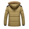 thumbnail image 3 of EGNMCR Jackets for Men Men's Winter Thickened Plus Size Padded Windproof Warm Cotton Padded Coat, 3 of 3