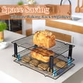 thumbnail image 3 of Rack Storage Solution for Kitchen and Pantry – Wire Rack Stacker Set of 4 for Efficient Organization and Space Saving Durable Metal Shelving for Homes, 3 of 7