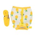 thumbnail image 3 of Harness, Cute Adjustable Mesh Fabric Small Dog Harness Breathable  For Rabbits For Chinchillas For Ferrets For Guinea Pigs M Yellow Pineapple, 3 of 8