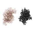 thumbnail image 3 of Esquirla 100Pcs Plastic Screw Eyes Washers Doll Bear Plush Decoration 5mm, 3 of 7